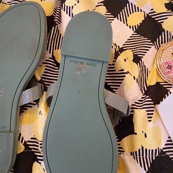 Tory Burch Miller sandals, size 6.5 in Arctic blue - Picture 6 of 6